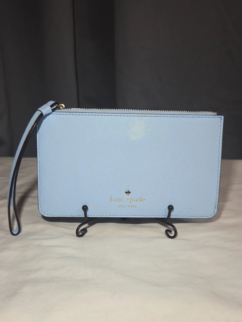 KATE SPADE Karolina Cedar Street Sky Blue Wallet Wristlet